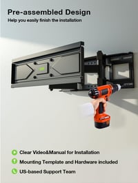 USX-MOUNT dönthető, forgatható TV fali tartó 32-70" LED, OLED, plazma TV-hez, 50kg-ig 6