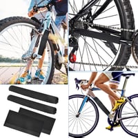 BUENTYA Univerzális Kerékpár Láncvédő Szett - 4 db Fekete, E-Bike Kompatibilis (22x10,5 cm) 4