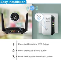 TP-Link 300Mbps WiFi jelerősítő repeater, Ethernet porttal és WPS gombbal 6