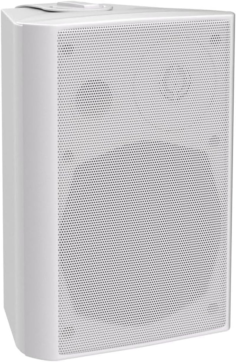 Herdio 5.25" Bluetooth Vízálló Kültéri Hangszóró - 200W Teljesítmény, Beltéri-Kültéri Használatra, Fali Konzollal, Fehér