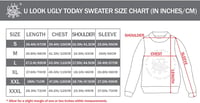 U LOOK UGLY TODAY Vicces Karácsonyi Pulóver Unisex, Vastag Kötésű Fair Isle Mintás, XL 6