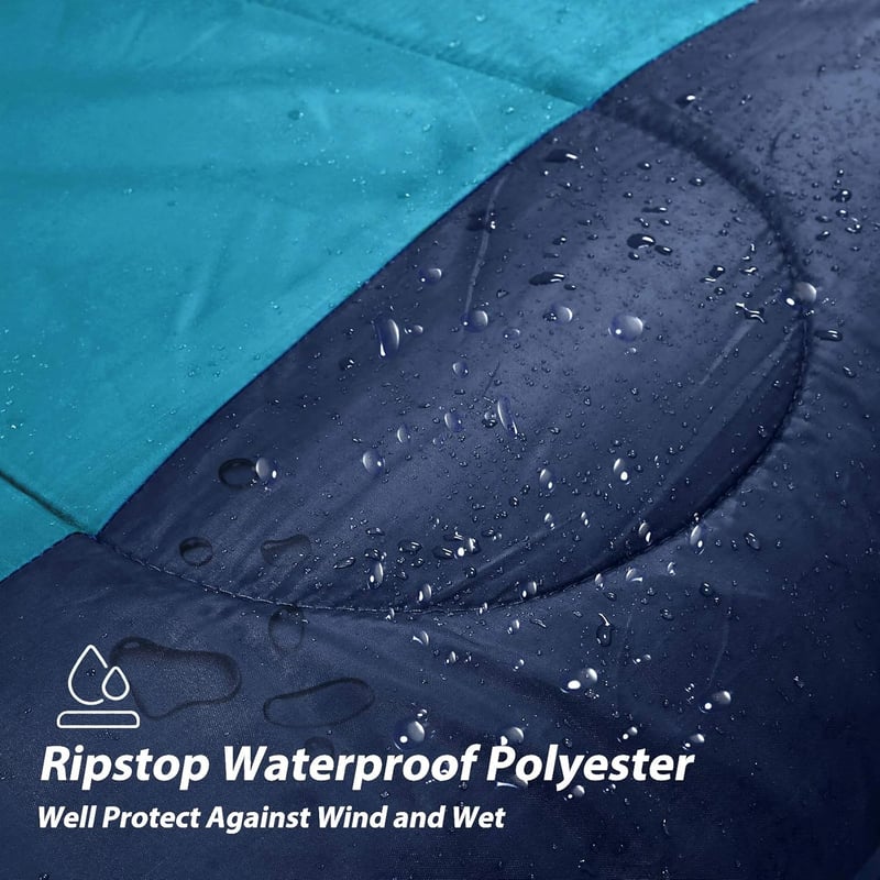 RISEPRO Múmia Hálózsák 3-4 Évszakos Használatra - Vízálló Poliészter, Flanell Bélés, -5°C-15°C, Túrázáshoz, Kempingezéshez, 187x73cm