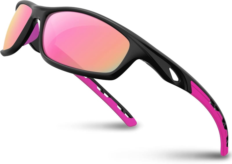 RIVBOS polarizált UV400 sport napszemüveg kerékpározáshoz, futáshoz - unisex