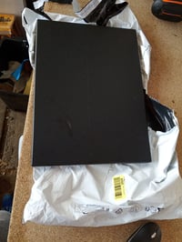 Tocător profesional din polietilenă Metaltex, negru, 38x28x1,5 cm - utilizat, îi lipsește un picioruș din cauciuc (stare: vezi a 2-a fotografie) 2