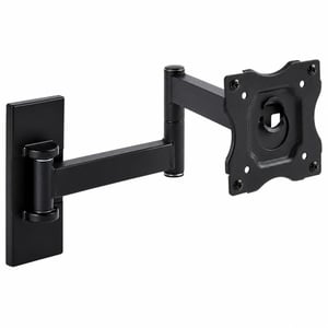 Nástenný držiak na TV s plným pohybom Amazon Basics pre ploché a zakrivené televízory s uhlopriečkou 12–40 palcov, max. 36 kg — chýbajú 4 kusy príslušenstva (stav: pozri 2. obrázok)