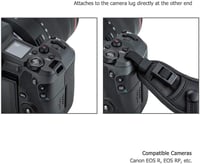 Sony, Fujifilm, Canon kamerákhoz JJC univerzális fekete csuklópánt 4