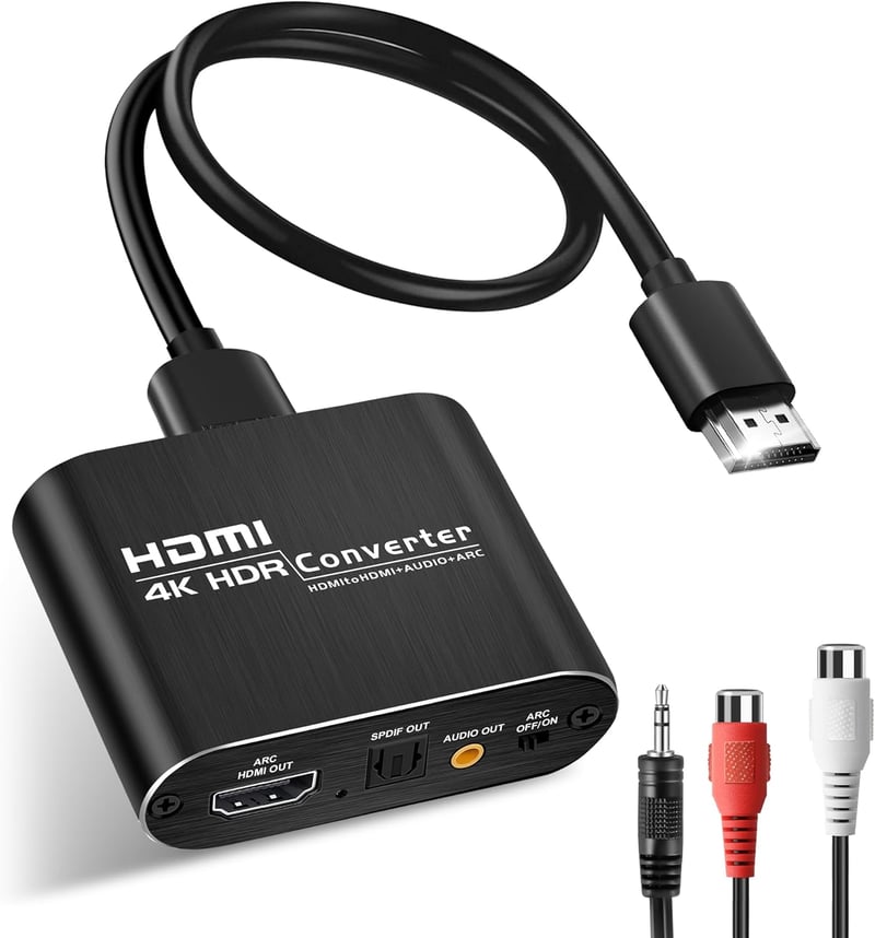 Avedio Links 4K HDMI Audio Kinyerő - PS5, XBOX, Fire Stick Kompatibilis