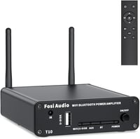 Fosi Audio T10 200W WiFi Bluetooth HiFi erősítő, távirányítóval 1