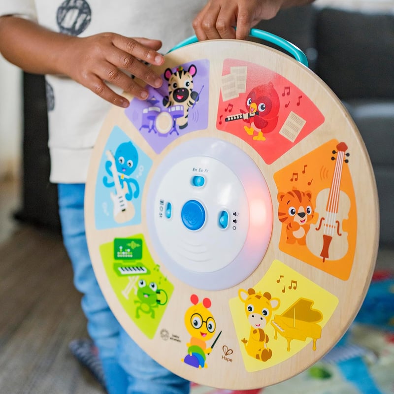 Baby Einstein Fa Zenei Játék - Érintésérzékeny Szimfónia 3 Nyelven, Színes Hangszerekkel, Fejlesztő Játék Kisgyermekeknek, Elemmel 