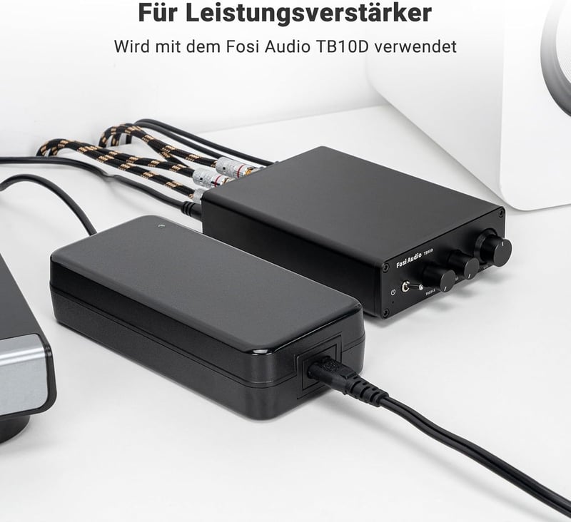 Fosi Audio 48V 5A tápegység Bluetooth sztereó erősítőkhöz és mini Hi-Fi rendszerekhez