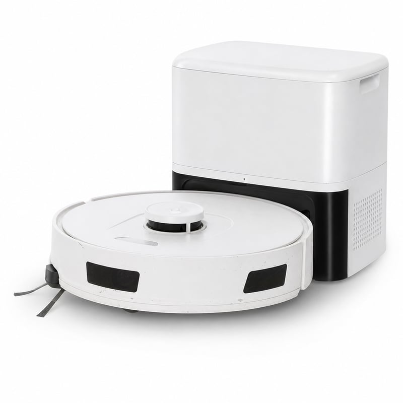 Robot aspirator cu mop Redkey R11 – DEFECT (eroare la peria laterală – defect, funcționează parțial: eroare la peria laterală (stare: vezi poza 2))