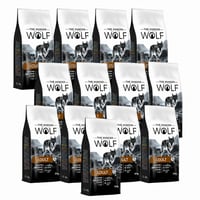 Hrană uscată pentru câini adulți The Hunger of the Wolf, fără cereale, cu somon și cartofi, pentru toate rasele, 13 kg 1
