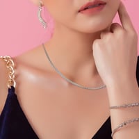 DIVINA VITAE Fekete Rolo Lánc Nyaklánc Férfiaknak és Nőknek, 2mm, 55cm, Rozsdamentes Acél 6