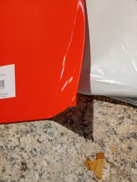 D.RECT Karton Gyűjtőmappa Gumiszalaggal 300g Piros, Sarokzáras Rendezőmappa, Zeichenmappe, Meghajlott Sarokkal (állapot: lásd a 2. képet) 2