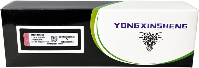 Yongxinsheng DDR3 16GB (2x8GB) 1333MHz PC3-10600 Asztali RAM Memória Modul