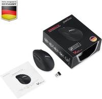 Perixx PERIMICE-719 Ergonomikus Vezeték Nélküli Optikai Egér 6 Gombbal, Állítható DPI (800/1200/1600), Fekete, PC-hez 8