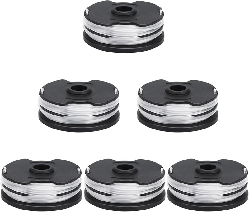 Yweller 6 db pótdob szett Parkside LIDL fűszegélynyíróhoz, PRT 550 A1-A5, B6 és PRTA 20-Li B2, C3 modellekhez, 1,6 mm-es damillal