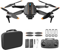 With 8K HD Drón Kettős Kamerával - Optikai Pozícionálás, 2.4GHz Quadcopter, Kefenélküli Motor, Akadályérzékelés, APP Vezérlés, 360° Forgatás 1