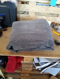 Nafukovacia pohovka Intex 66552NP pre 2 osoby, s funkciou rozkladacieho lôžka, držiakom na poháre, 127x231x66 cm, sivá 2