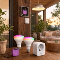 Smart Home paket: 2x E27 RGB pametna žarulja + pametna utičnica s mjeračem + pametni relej 1
