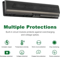 HP Pavilion és Presario laptopokhoz való ASUNCELL akkumulátor - DV2000, DV6000, A900, C700, F500, V3000 sorozatokhoz 4
