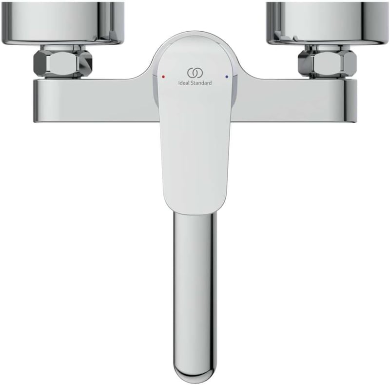Ideal Standard Ceraflex Fali Konyhai Csaptelep, 200 mm Kifolyócsővel, Króm, Forgatható, S-Csatlakozás, Víztakarékos Rendszerrel, 38 mm Állít