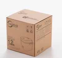Vintage zöld 1,2L rizsfőző és pároló - Tapadásmentes, hőálló, egygombos 9