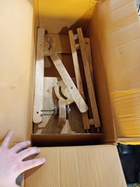 vidaXL tömör mangófa állólámpa E27 - fehér — karcos rögzítőcsavarok és lámpabúra (állapot: lásd a 2. képet) 4
