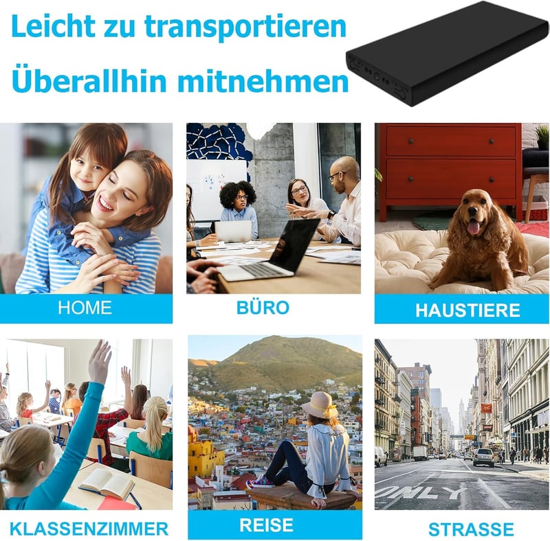KAMREA HD 1080P Rejtett Kamera 10000 mAh Powerbank Funkcióval