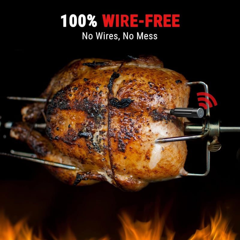 ThermoPro TempSpike Wireless Húshőmérő Bluetooth IP67 Grillhez és Sütőhöz