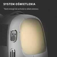 PETKIT Utazó Hátizsák Kutyáknak és Macskáknak - Beépített Ventilátorral és LED Világítással, Tágas Szellőzés, Könnyű Súly, Levehető Elemekke 3