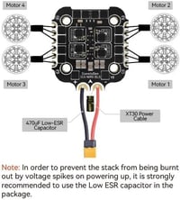 SpeedyBee F405 Mini repülésvezérlő stack: Bluetooth, 35A ESC, 20x20mm, 3-6S 3