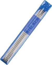 Coopay 5 db-os 3,5 mm-es rozsdamentes acél kötőtű készlet, 20 cm hosszú zokni kötőtűk sálakhoz, sapkákhoz, pulóverekhez, kézimunkához 1
