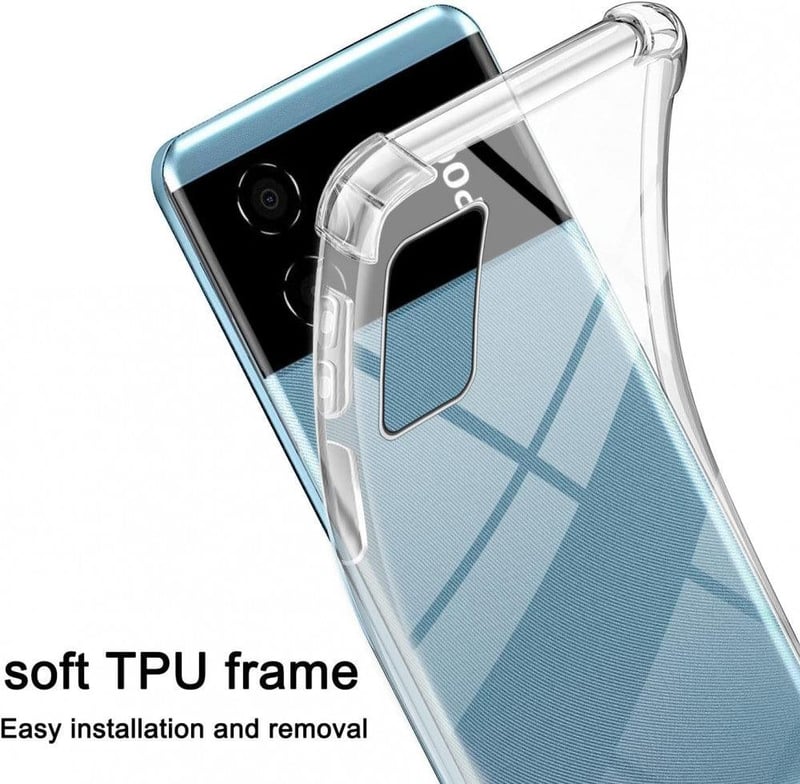 Xiaomi Poco M4 5G zöld szilikon tok nyakpánttal és fóliával