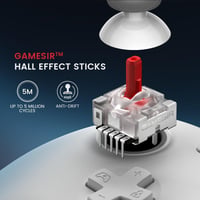 GameSir G7 HE Vezetékes Kontroller Xbox Series X|S, Xbox One és Windows PC-hez, Hall Effect Analóg Karokkal, Hivatalos Licensz, Fehér 3