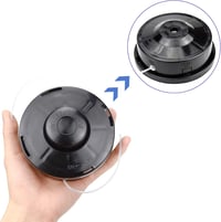 Pack Univerzális Damilfej Szett - 2db M10x1.25 Menetes Fűkasza Fej Benzines Bozótvágóhoz, Fűnyíróhoz, Könnyű Cseréhez, 11,5x7,5cm 5