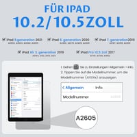 Tumeiguan Leesés-biztos Billentyűzetes Tok iPad 9/8/7 (10.2"), Air 3 és Pro 10.5" Készülékekhez - Forgatható, Levehető, Megnövelt Billentyűk 2