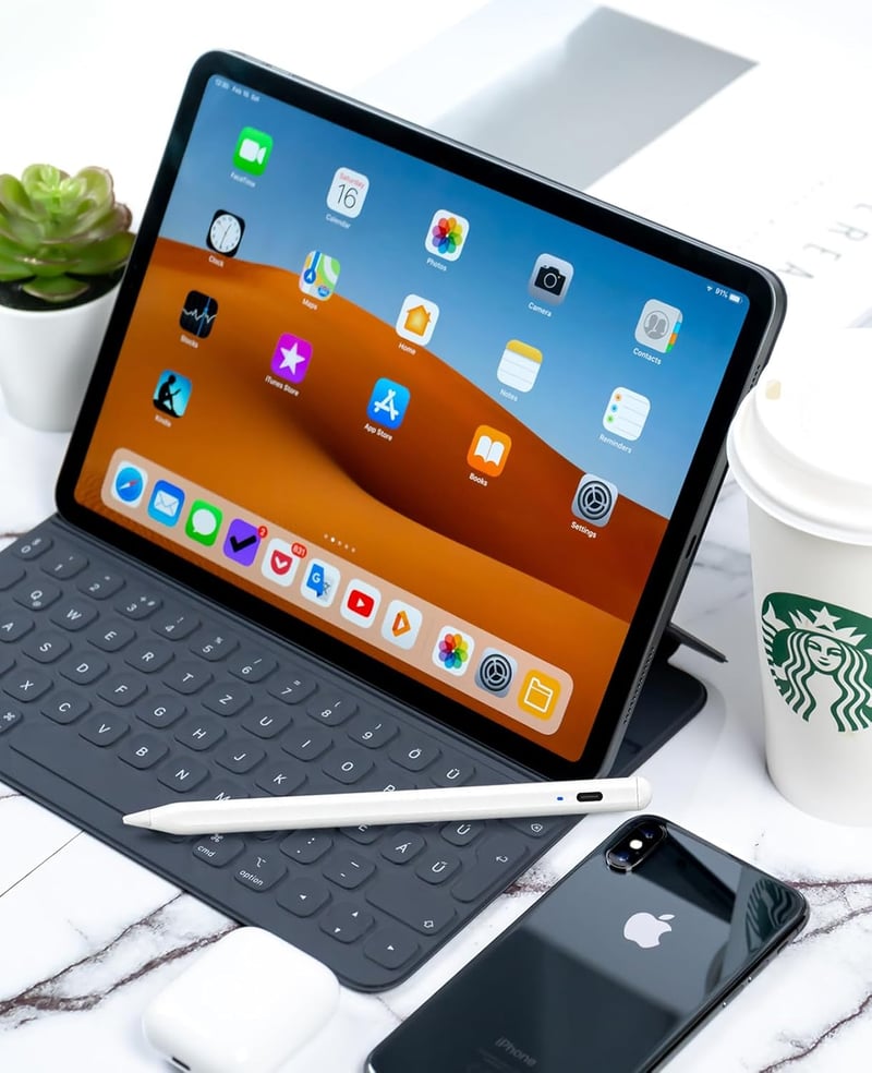 Kenkor Aktív Stylus Toll Mágneses iPad Ceruza Töltöthető Tablet Pen