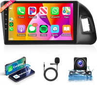 Wireless Carplay Android 13 Autórádió 2 DIN Audi Q5 2010-2018 - 9" GPS Navigáció, WiFi, Bluetooth, 2GB+64GB, Kormányvezérlés 1