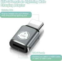 iPhone 15 gyorstöltő adapter szett: 35W Lightning-USB C + 20W USB C-Lightning, CarPlay támogatással 6