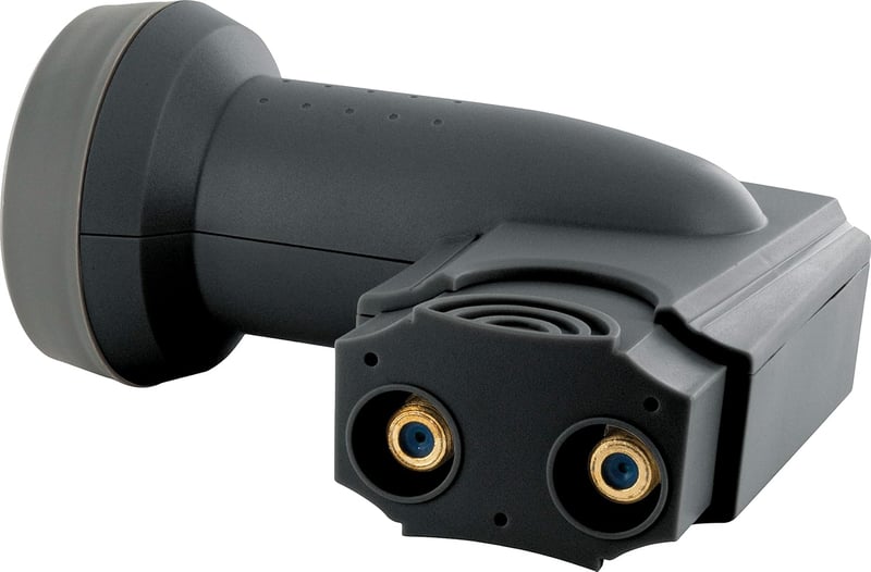 Schwaiger 340 Twin LNB digitális műholdvevő fej, hőálló, aranyozott csatlakozókkal