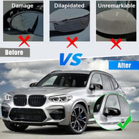 JinsenTGG BMW Tükörborítás Szett X3 G01 X4 G02 X5 G05 X6 G06 X7 G07 Modellekhez 2017-2024 - Külső Visszapillantó Tükör Védőburkolat Csere 4
