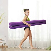 Ejoyous Összecsukható Tornagerenda 220 cm - Hordozható Egyensúlyozó Gerenda Csúszásgátló Gumitalppal Gyerekeknek és Felnőtteknek, Kezdő és P 2