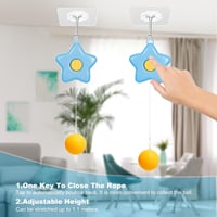 Flintronic állítható ping-pong edzőkészlet gyerekeknek, beltéri használatra 2