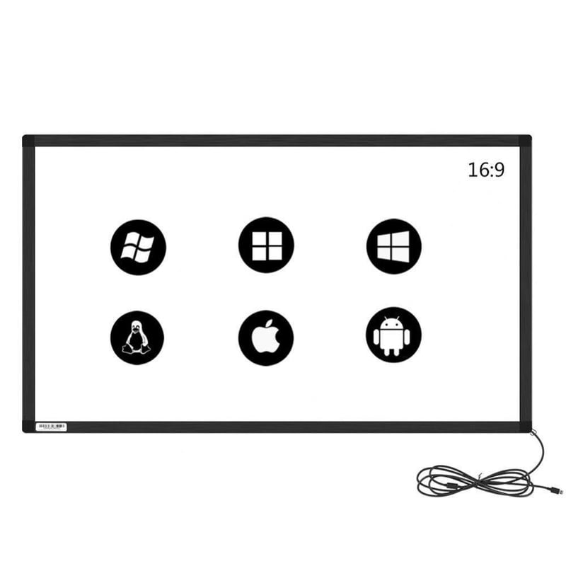 LG 43" Fekete Infrared Érintőkeret 10 Pontos Multi-Touch USB Csatlakozással