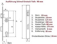 Gartenartikel24 Rozsdamentes Acél Kerti Ajtózár - 40 mm-es Keskeny Zártávolság, Kapukhoz és Kültéri Ajtókhoz, T-alakú, Kulcsos Nyitás 7