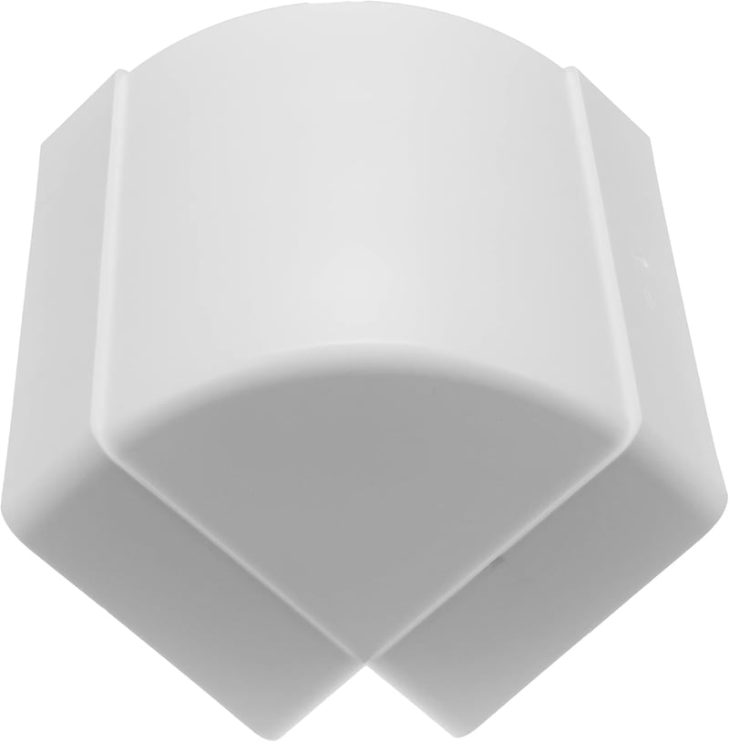 Vent Systems 220 x 90mm Függőleges Téglalap Alakú Csőkönyök 90°-os Csatlakozási Szöggel - Szellőztető Rendszerekhez, Fűtéshez és Hűtéshez