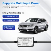 Dashcam kábelkészlet parkoló módhoz - Range Tour USB-C hardwire kit 12V-24V 4