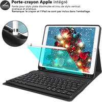 iPad billentyűzetes tok AZERTY kiosztással - Bluetooth, 2018-2020 modellek, Pro 10.5, Air 3 3