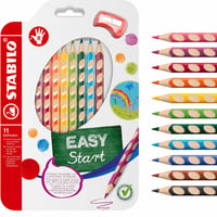 STABILO EASYcolors ergonomikus háromszögletű színes ceruza jobbkezes, vegyes színek, 11 db (hegyező nélkül) 2